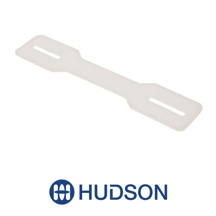 Plastic handle fixing plate for M501 and M503 flat handles White
