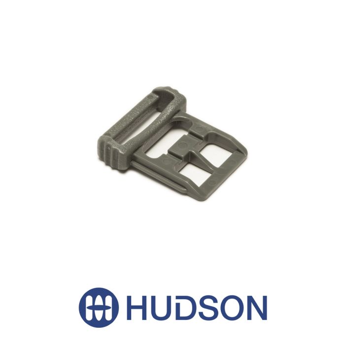  Foliage Green ITW Snap Dragon 1" (25mm) Loop Latch on a white background, featuring a blue Hudson logo.