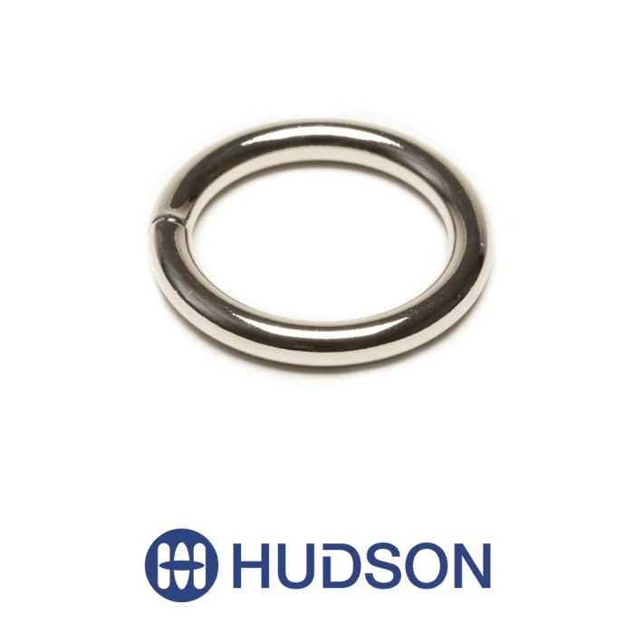 Welded Heavy Round Ring 1" Nickel