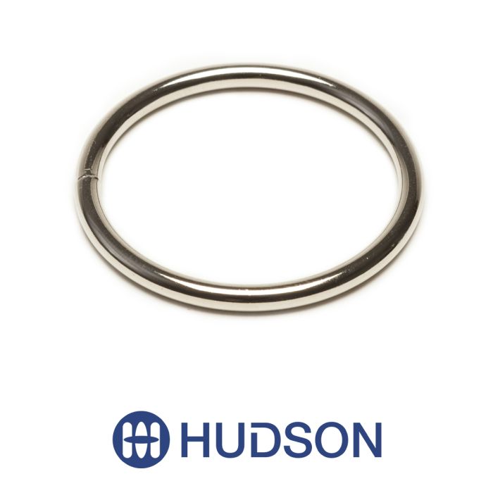 Welded Round Ring 1-1/2 in #10 Nickel Plate