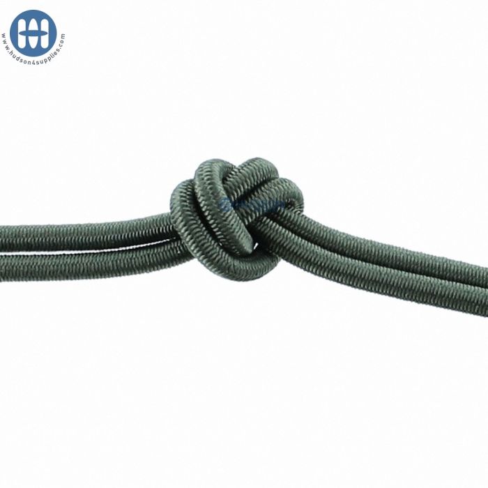 Elastic Shock Cord 3/16" 483 Green  (By The Foot)