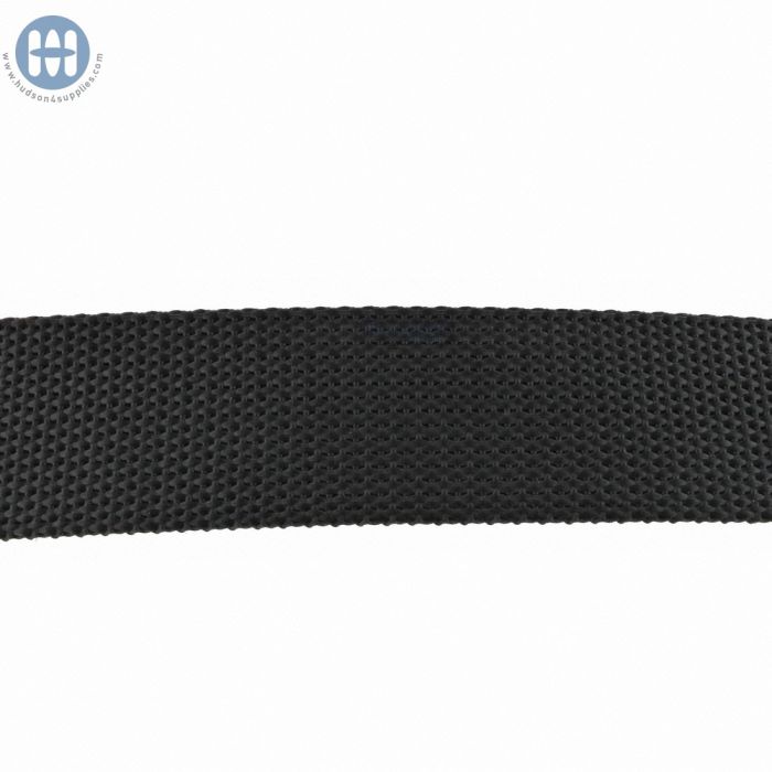 Nylon DB Webbing 1-1/2" (38mm) 401 Black (By The Yard)