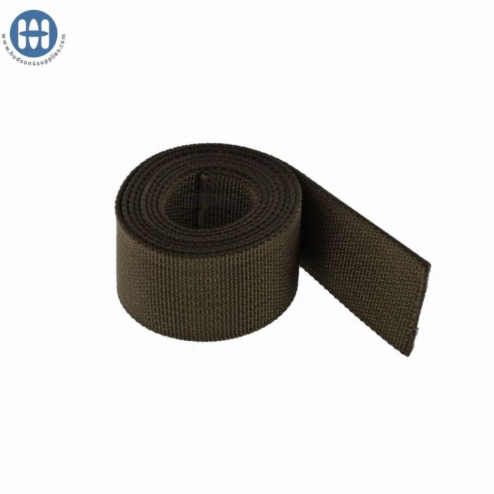 Nylon Webbing Light (17337) 1" (25mm) Coyote Brown IR (By the roll)