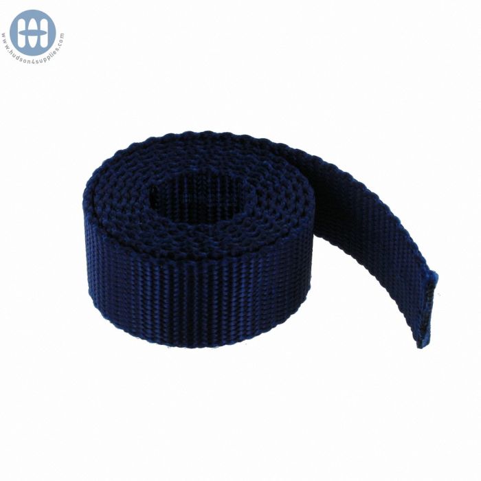 Nylon Webbing Heavy 3/4" (20mm) 620 Navy Blue (By the roll)