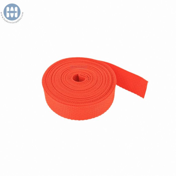 Polypropylene Webbing 1-1/2" (38mm) 205 Orange (By the roll)