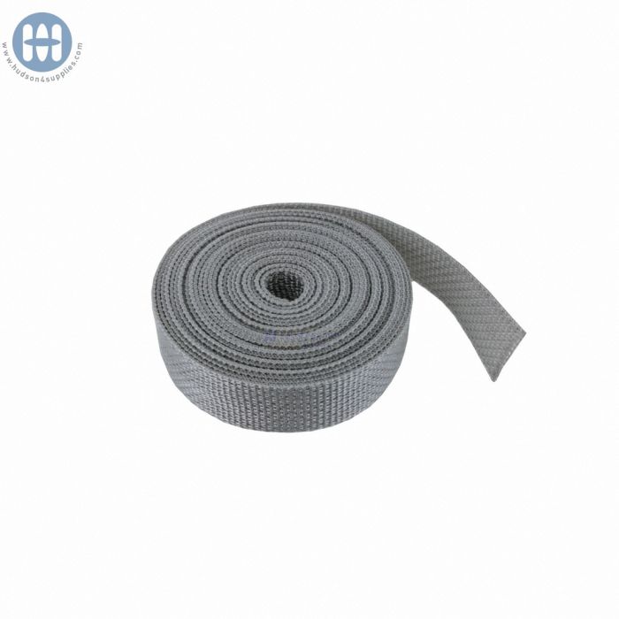 Polypropylene Webbing 2" (50mm) 406 Silver (By the roll)