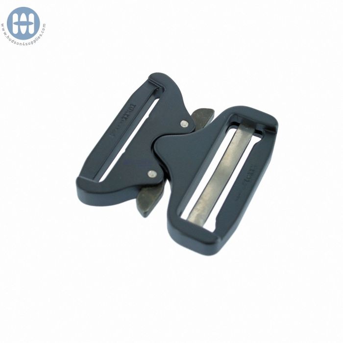 Cobra Interlocking Metal Buckle 2" (50mm) Black XB-KM