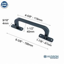 340/2 - 3 Piece Handle Set Black