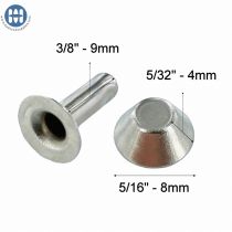 TC033-09 Speedy Rivets Cone Cap Nickel 