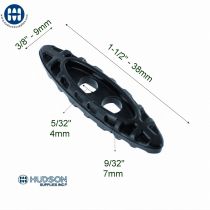 Black ITW GT Tactical Toggle on a white background, featuring a blue Hudson logo.