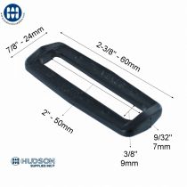 ITW Looploc 50mm Anneau Rectangulaire 111-0200