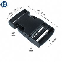 ITW Boucle Classique SR 101-0150 38mm Noir