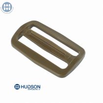  Coyote Brown ITW 105-0200 Standard Tri-glide 2", on a white background, featuring a blue Hudson logo.