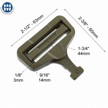 GT Cobra Slider Latch 1.75"/ 44 mm Tan