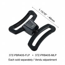 ITW PBR Swivel Housing with Loop 40 mm (1-1/2") Black