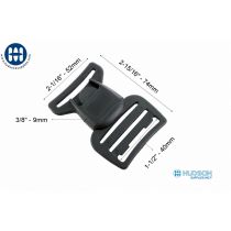 ITW Fixlock Suspender Buckle 1.5in Black