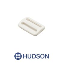 Basic White Triglide Slider Adjustment Buckle for 1" (25mm) Straps