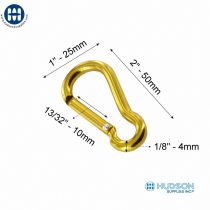 Gold Carabiner