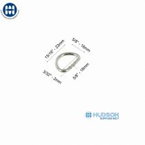 D-RING 5/8" (16mm) Nickel Plated