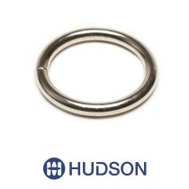 Anneau Rond Robuste Soud&eacute; 30mm Plaqu&eacute; Nickel