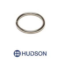 Welded Round Ring 1 in  #12 Nickel Plated