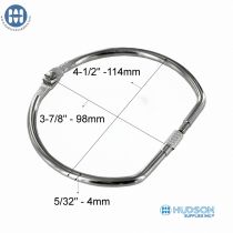 Screw Lock Ring 4" (100mm) Nickel