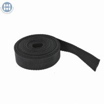 Nylon Webbing Herringbone 3/4" (20mm) 401 Black  (By the yard)