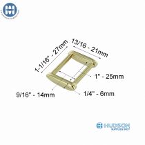 Square Ring 3/4" (20mm) 10480 Brass