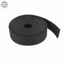 Polypropylene Webbing - Black and White - by the yard