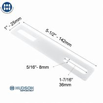 Washer Plate for M-200 Clear White