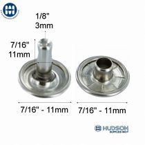 036D-10 Speedy Rivet Double Head Nickel 
