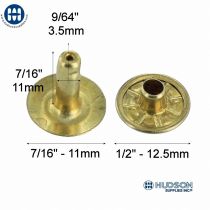 37-10 Speedy Rivet  Brass 10mm