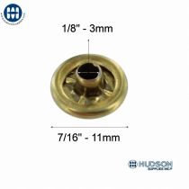 T37RV Speedy Rivets Cap Brass