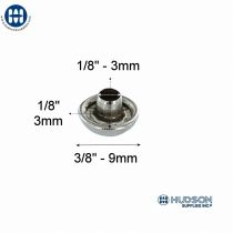 TS034 Sphere Shape Cap for Speedy Rivets Nickel