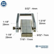 Amiet 2822 Post with ring Zn