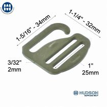 ITW Waterbury 09241-22  Crochet G Hook Tan 25mm