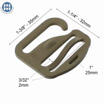 ITW Waterbury 19241-22 Waveloc G Hook Coyote 25mm