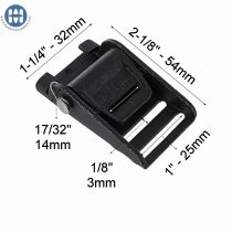 ITW Waterbury 09223-27 MQRB boucle Noir Femelle