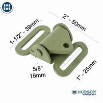 ITW 00724-09 QRB Boucle &agrave; ressort 25mm Tan