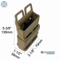 ITW FastMag&trade; Porte-Chargeur MOLLE 00217 Brun Coyote