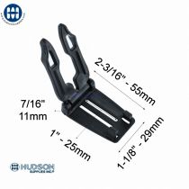 ITW Barrette Annex 25mm Permanent Noir 660-0000