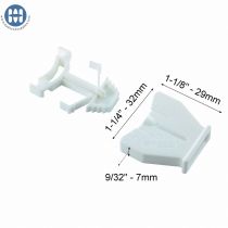 Bloque Cordons Ajustable 5mm Blanc