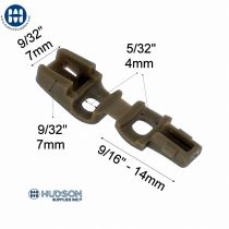 ITW Cannon Clip 743-0125 Tire Cordon  Brun Coy
