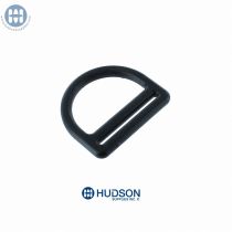 ITW 110-3100 Anneau en "D" Double 25mm Noir