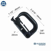 ITW Grimloc 110-4100 Carabiner Noir