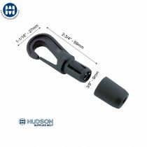 ITW Crochet Ferme 605-0375 Pour Cordon 8mm Noir 