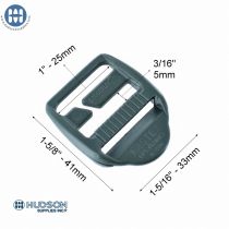 ITW Ajusteur Barre Fendu 104-3100 25mm Vert FG