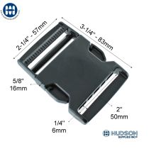 ITW Boucle Classique SR 101-0200 50mm Noir