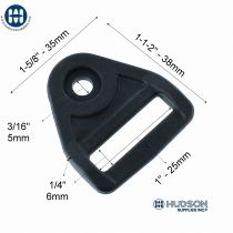 ITW Oeillet pour Sangle 619-1100 25mm Noir