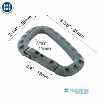 ITW Carabiner Tac Link 110-4200 Vert Feuillage Green